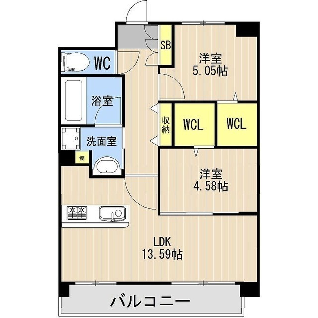 LIBTH光の森Ⅱの間取り