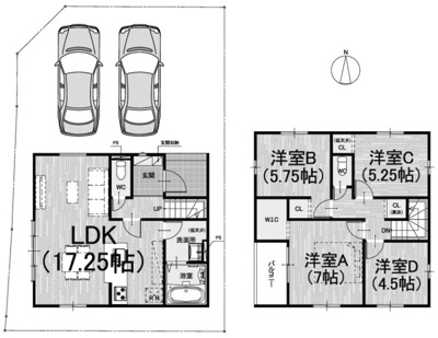 【外観】 | 山田車塚町　新築一戸建 | 2号地　4598万円