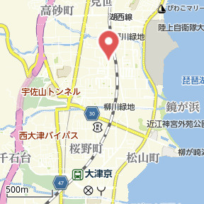 【地図】 | ブライトグランデ大津南志賀