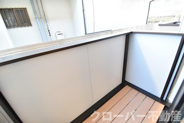 メゾンF-1のバルコニー|バルコニー