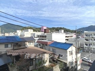 広島市安佐北区口田４丁目の賃貸マンションの展望|募集のお部屋からの眺望です！