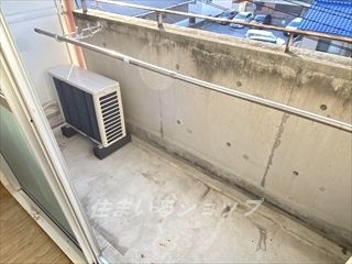 広島市安佐北区口田４丁目の賃貸マンションのバルコニー