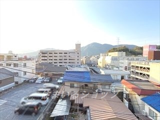 広島市安佐北区口田４丁目の賃貸マンションの展望|募集のお部屋からの眺望です！