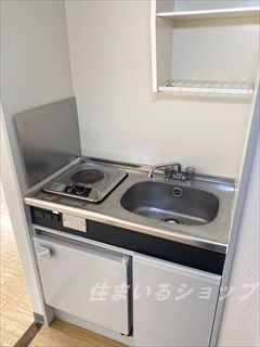 広島市安佐北区口田４丁目の賃貸マンションのキッチン|１口コンロ付き