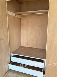 広島市安佐北区口田４丁目の賃貸マンションの収納|クローゼット