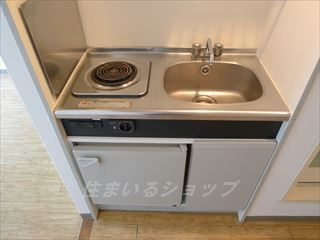広島市安佐北区口田４丁目の賃貸マンションのキッチン|１口コンロ付き