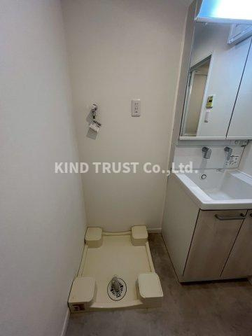 エスグランデ中崎町の洗面所|コンパクトで使いやすい洗面所