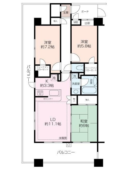 【間取り】 | シーズガーデン大和