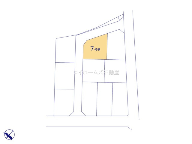 【区画図】 | 江南市宮後町砂場東385『仲介料無料』新築戸建て | 7号棟
