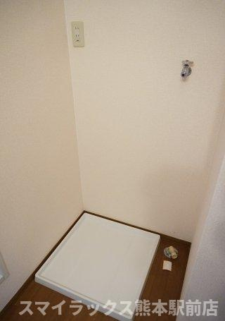 熊本市南区田迎５丁目のアパートの洗面所