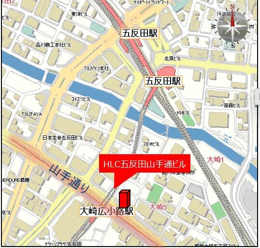 【地図】 | ヒューリック五反田山手通ビル