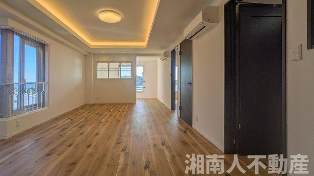 片瀬東映マンションの居間・リビング|リビングです