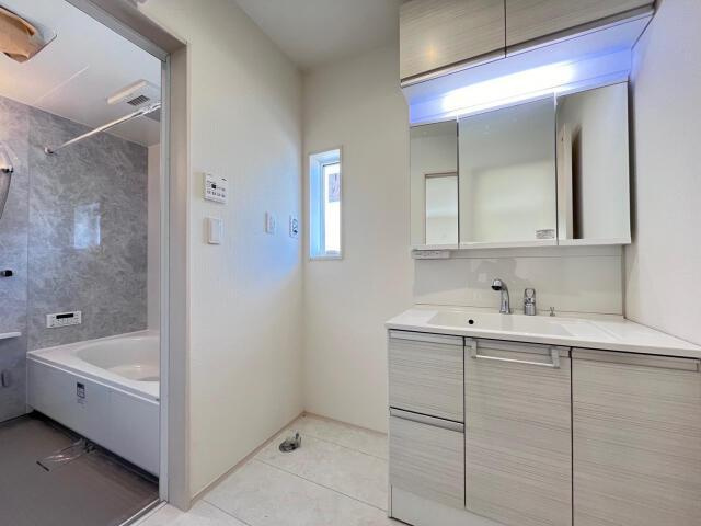 名古屋市港区船頭場２丁目の新築一戸建の独立洗面台|洗面室（2号棟） 