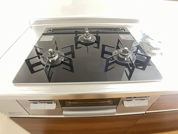 名古屋市中川区千音寺３丁目の中古一戸建のキッチン|ガスコンロ 