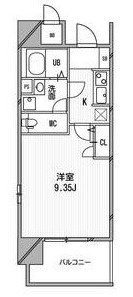 大阪市中央区農人橋１丁目の賃貸マンションの間取り