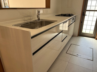 【キッチン】 | 小倉台１丁目　中古戸建 | システムキッチン新調しております。食洗機付きで家事の時短につながります。