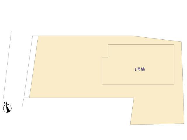 名古屋市中川区富田町大字榎津字郷中の新築一戸建の区画図| 
