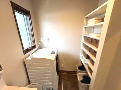 【脱衣所】 | 【積水ハウス施工】群馬県前橋市下新田町　平屋戸建