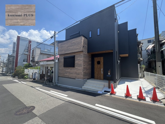 大阪市生野区舎利寺1丁目の前面道路含む現地写真