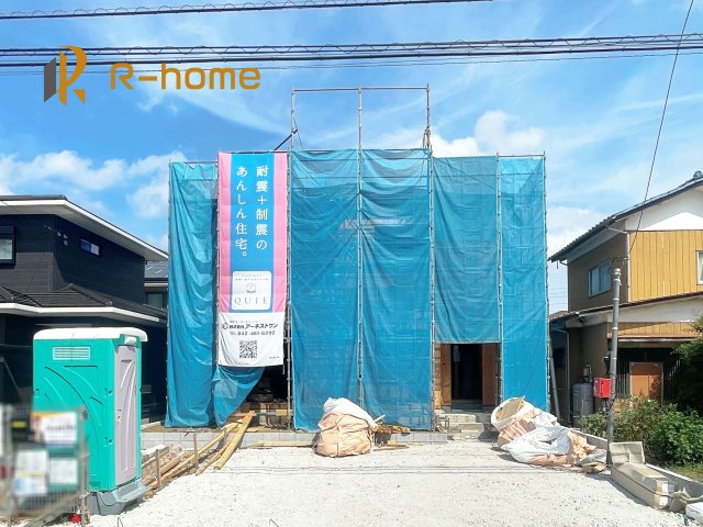牛久市小坂町第6　新築戸建て　1号棟の外観|ご予約を頂ければ、『平日』はもちろん『早朝』や『夜間』もご見学可能です♪お気軽にお申し付けください♪