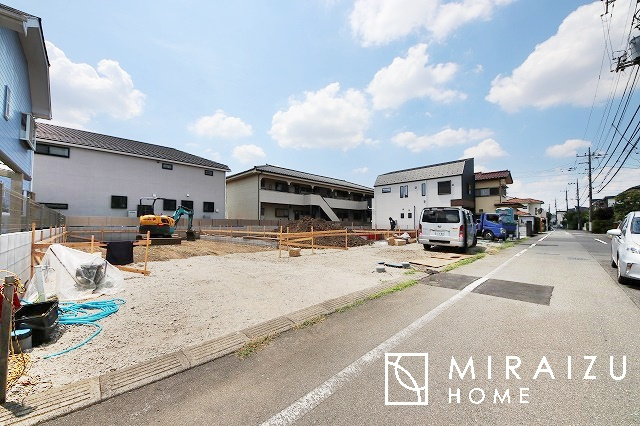 【外観】 | 見学いつでも承ります。周辺環境も一緒に確認頂き、理想にぴったりのマイホームを考えていきましょう！
