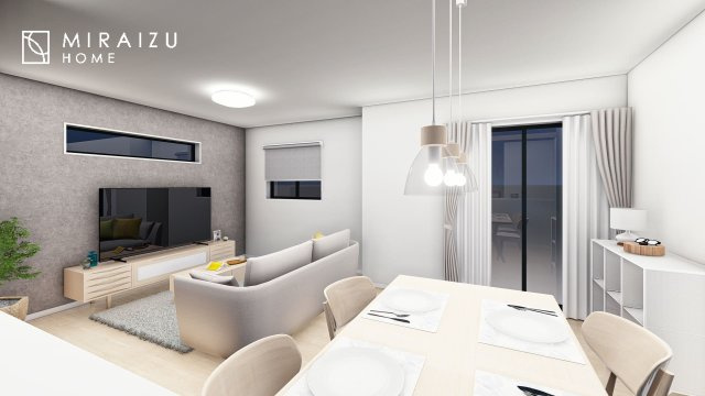 【完成予想図】 | ※イメージです　陽の光をたっぷりと浴びながら気持ち良く生活が出来ます♪見学・ご相談等、お気軽にご連絡下さい！
