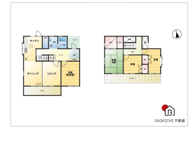 【間取り】 | 東松山市六反町　中古戸建