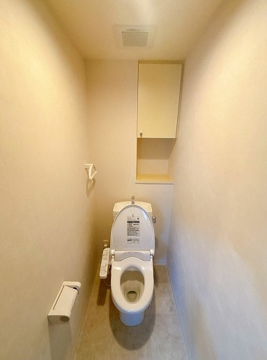 リフォーム　中古マンション　ダイアパレス岐阜長良　平成10年築のトイレ