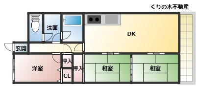 【間取り】 | ヴェルディール北日吉 | 3LDKのお部屋です
