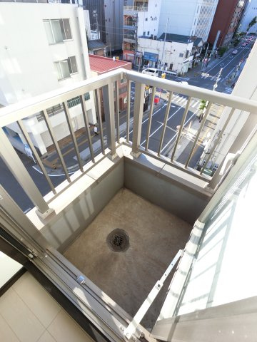 寿マンションのバルコニー