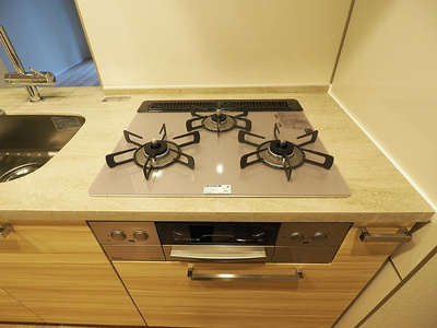 【キッチン】 | ネベル三鷹 | ガスコンロ　※2020年6月撮影