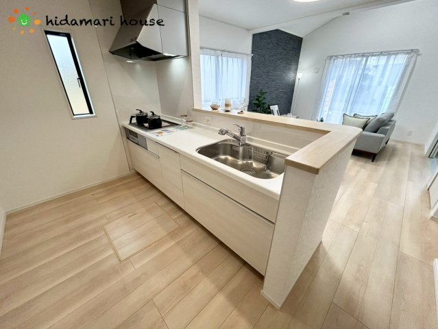 蓮田市黒浜第10　新築平屋戸建　クレイドルガーデン01のキッチン