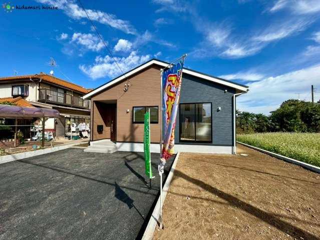 蓮田市黒浜第10　新築平屋戸建　クレイドルガーデン01の外観|現地写真