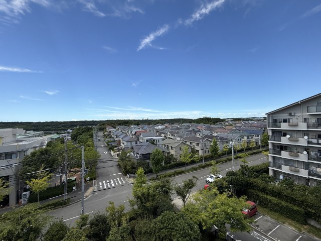 研究学園5団地・526号棟の展望