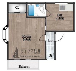 ハイツ松風の間取り