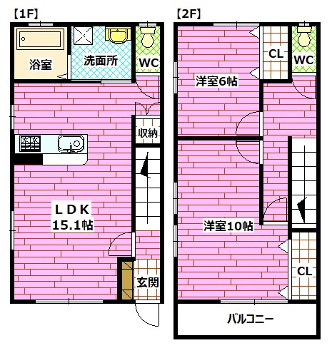 Skyfield B棟の間取り