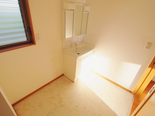 Skyfield B棟の洗面所