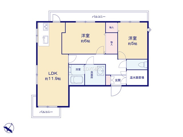 【間取り】 | レスポワール上福岡