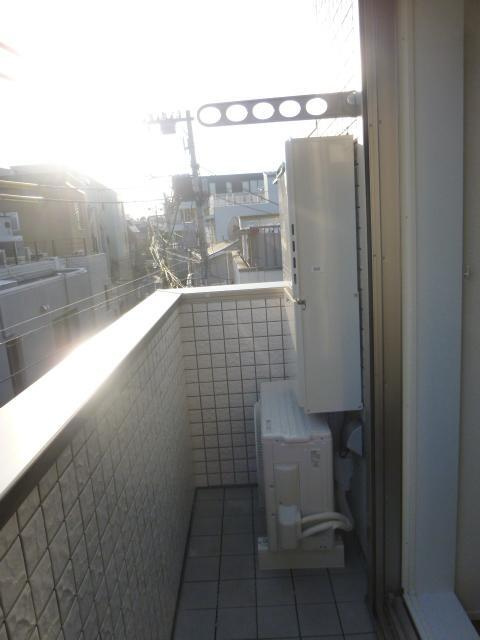 ノナ駒場　南向き　最上階　駅近のバルコニー