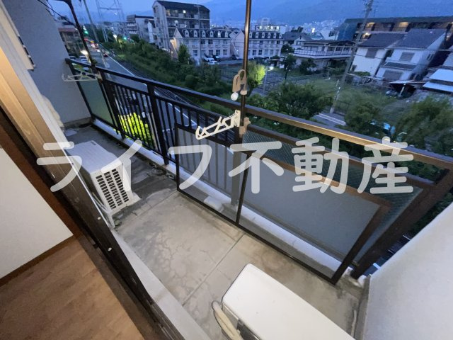 コーポHIROのバルコニー