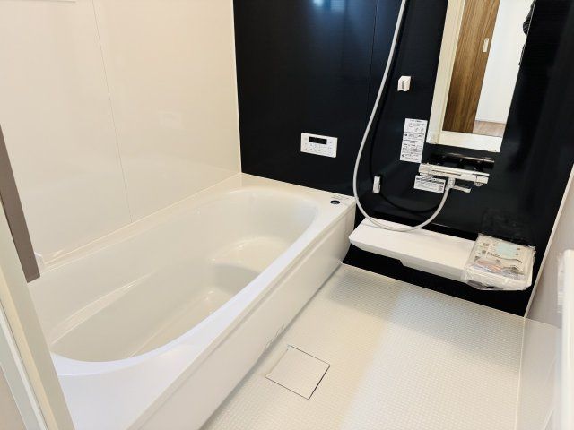 八王子市　川口町　新築一戸建て　４６期の浴室|～のびのびくつろげるバスルーム　１日の締めくくりに癒やしのバスタイムを～