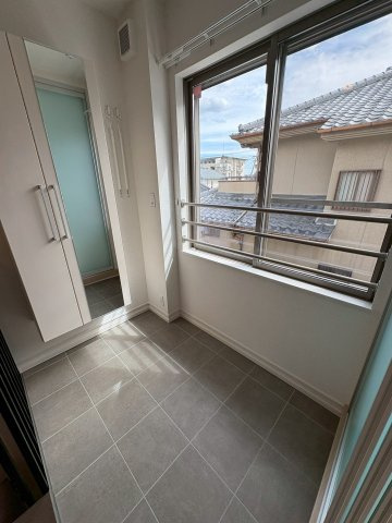 メゾン　グランシャンのバルコニー|陽当たり良好なバルコニーです