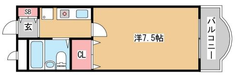 カレッジハイツの間取り