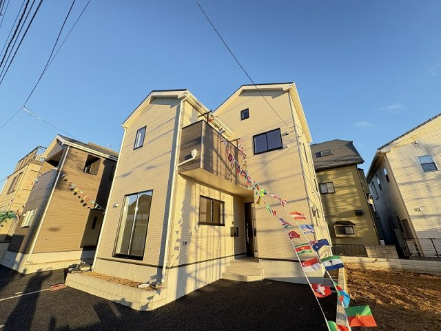 【外観】 | 志木市中宗岡5丁目　新築一戸建住宅　全4棟　(志木本店) | 現地（2025年12月）撮影
室内見学可能。完成物件のため、細部までご確認いただけます。