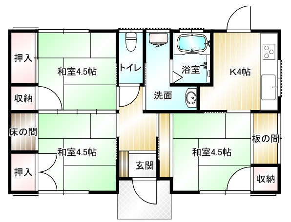【間取り】 | 前橋市粕川町込皆戸中古住宅