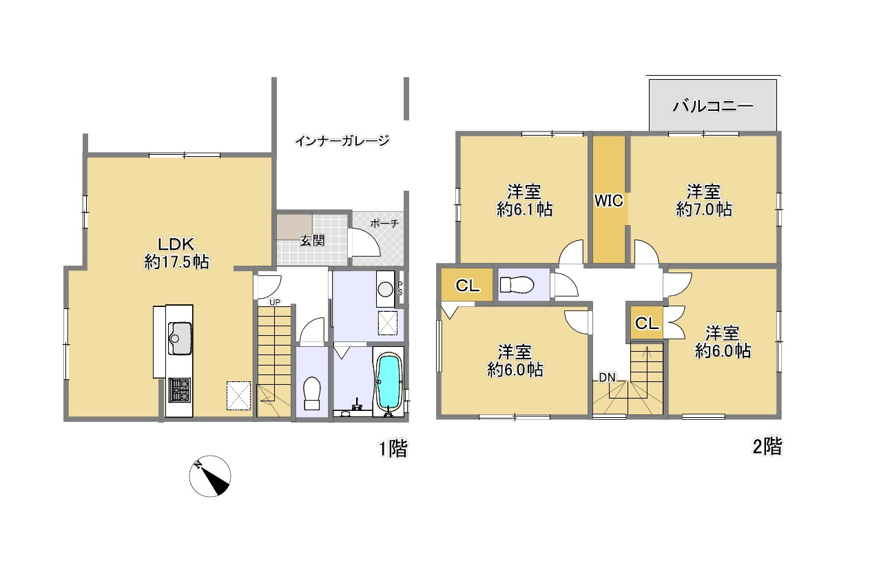 【間取り】の画像