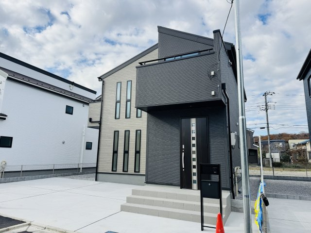 八王子市　川口町　新築一戸建て　４６期の外観|～控除や減税で優遇の長期優良住宅認定　太陽光発電システム搭載の新築一戸建て～