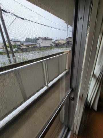 ビレッジハウス滝沢大崎2号棟のバルコニー