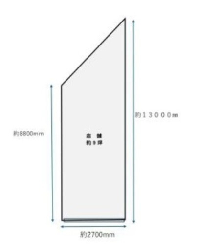 志紀町テナント（Fビル）の間取り