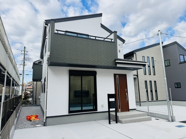 八王子市　川口町　新築一戸建て　４６期の外観|～控除や減税で優遇の長期優良住宅認定　太陽光発電システム搭載の新築一戸建て～